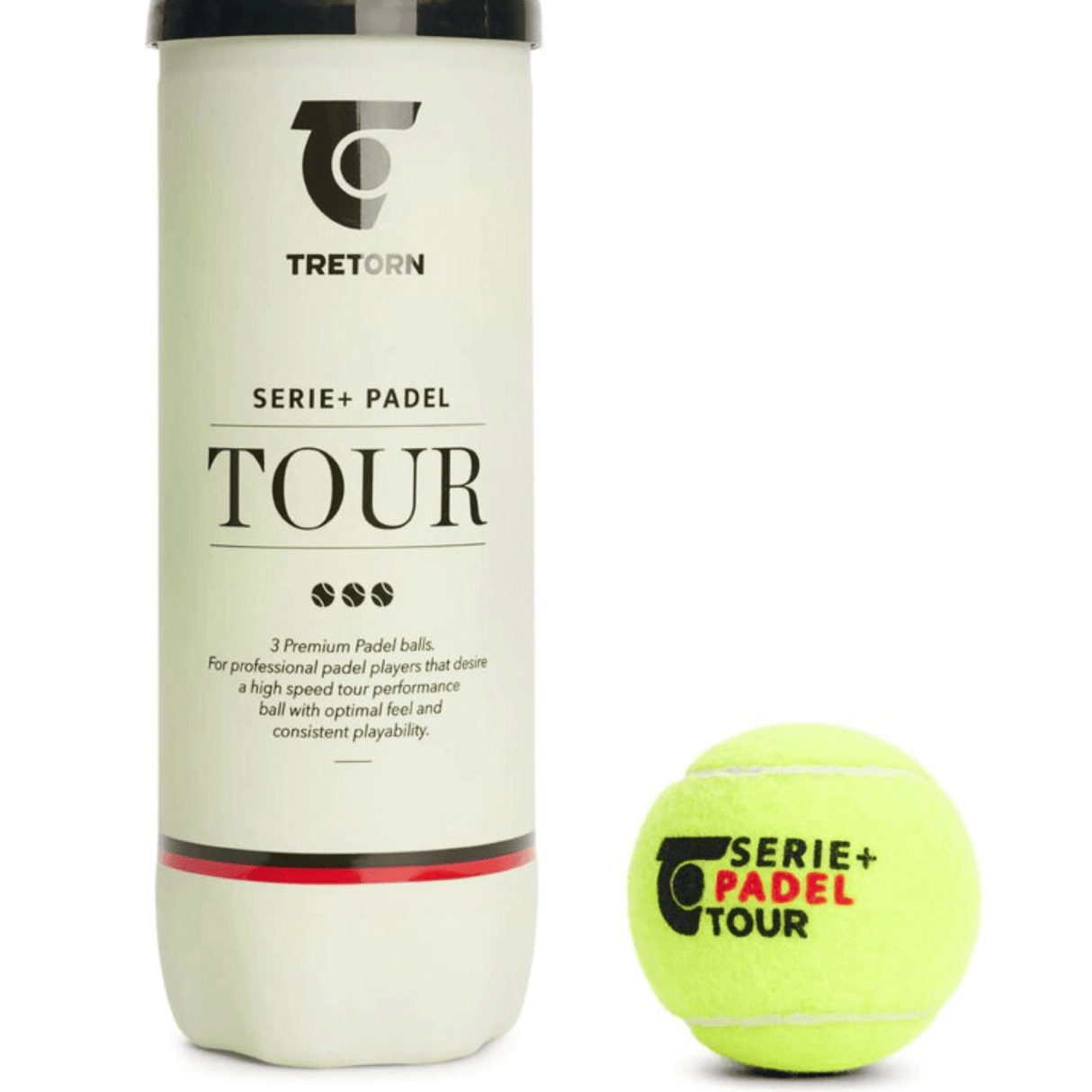 Tretorn Serie + Tour Padelballen (3 st.) - 